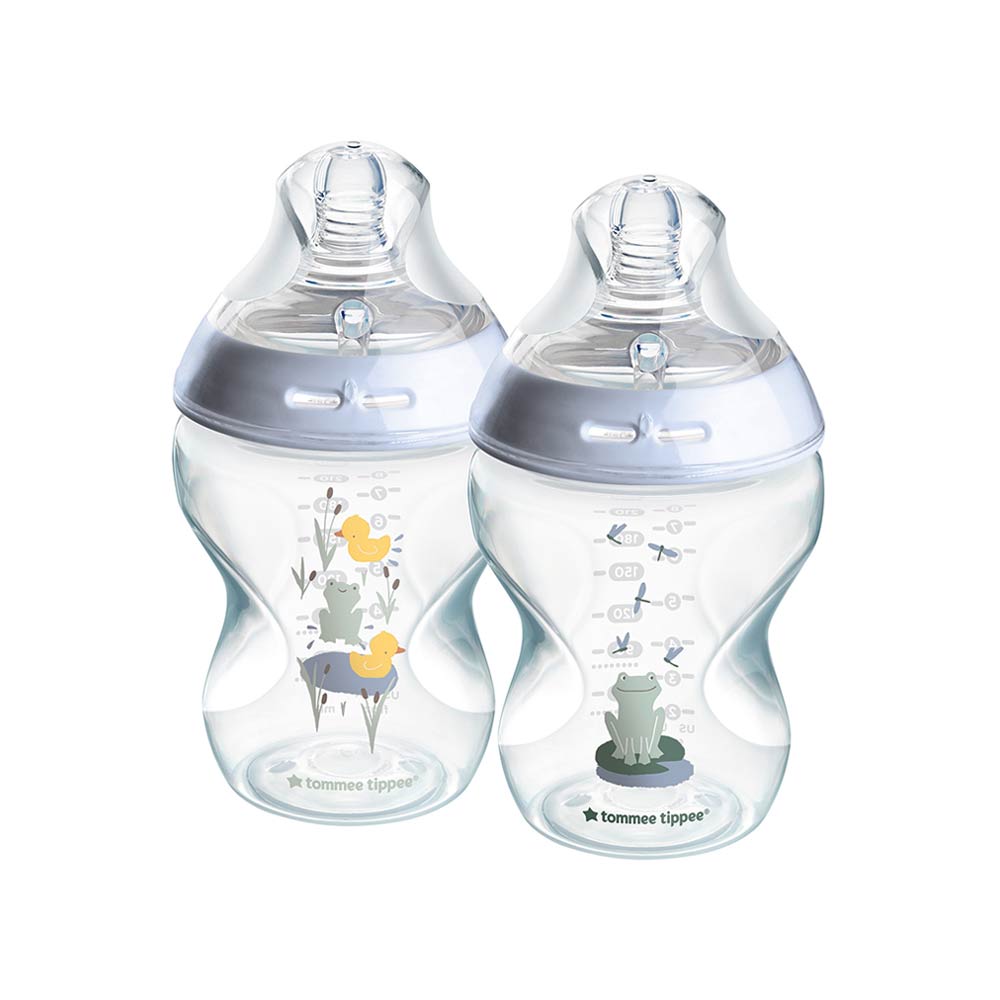 Tommee Tippee Natural Start Anti-Colic Bottles 260ml (0m+) Boy - 2 Pcs