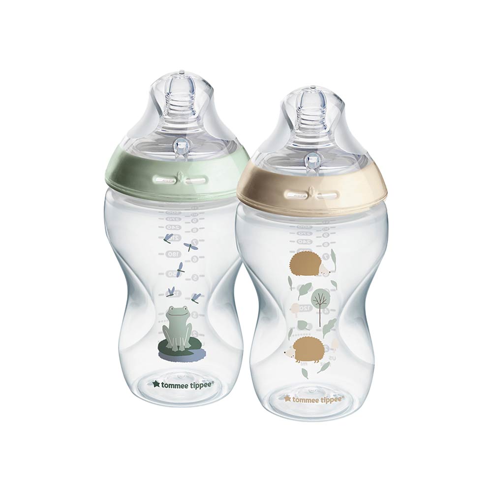 Tommee Tippee Natural Start Anti-Colic Bottles 340ml (3m+) Mix - 2 Pcs