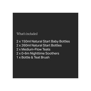 Tommee Tippee Natural Start Newborn Starter Set - 9 Piece Set