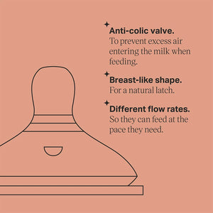 Tommee Tippee Natural Start Teats (0m+) - 2 Pcs