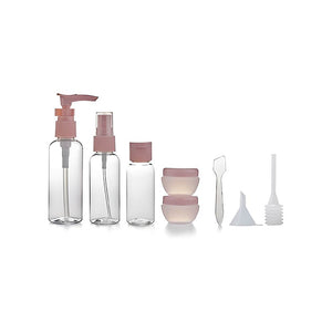 Travel Bottles Set with Containers (TSA Approved) - Set of 8 Pcs