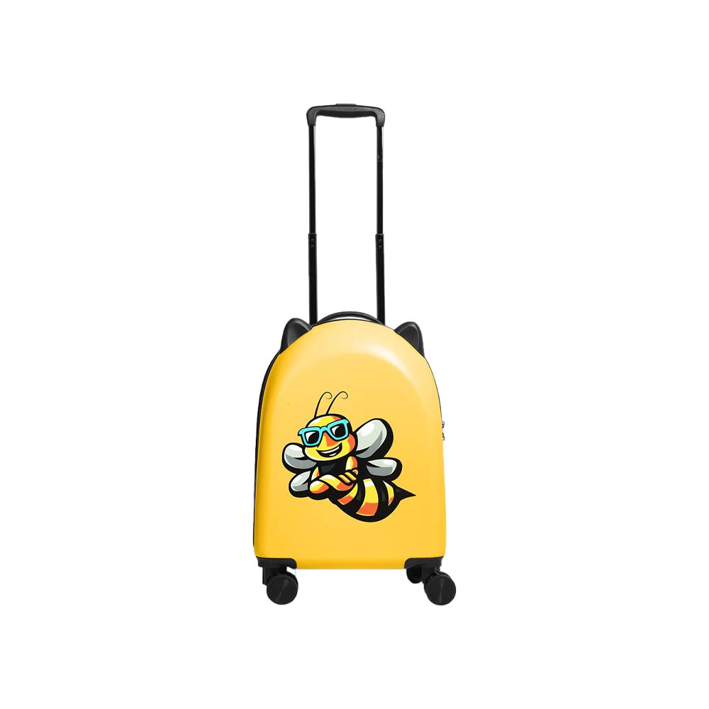 Travel Pals 18 Inch Kids Travel Suitcase On Wheels - Yellow
