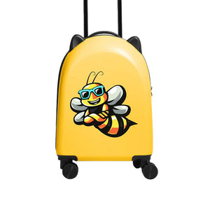 Travel Pals 18 Inch Kids Travel Suitcase On Wheels - Yellow