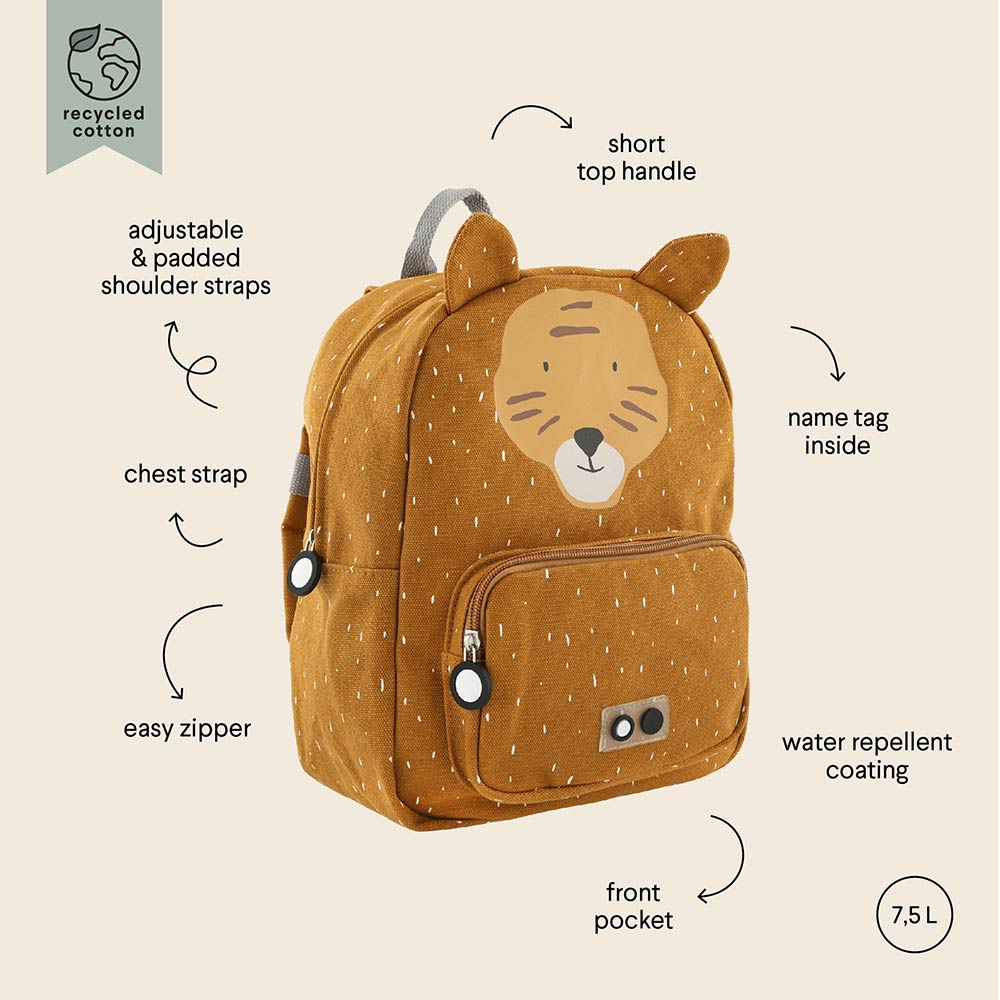 Trixie Kids Backpack (Small) - Mr. Tiger