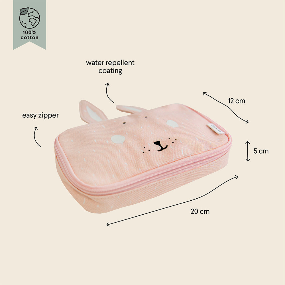 Trixie Pencil Case Rectangular - Mrs. Rabbit