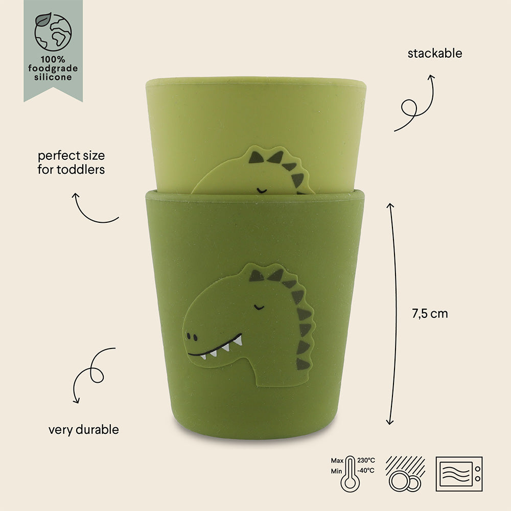 Trixie Silicone Cup 2 Pcs - Mr. Dino
