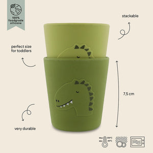 Trixie Silicone Cup 2 Pcs - Mr. Dino
