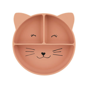 Trixie Silicone Divided Suction Plate - Mrs. Cat