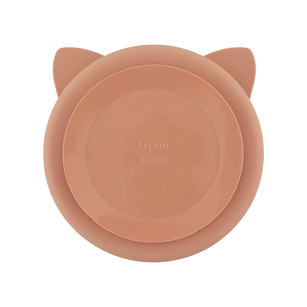 Trixie Silicone Divided Suction Plate - Mrs. Cat