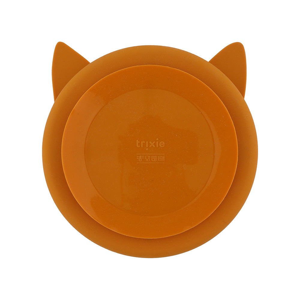 Trixie Silicone Divided Suction Plate - Mr. Fox