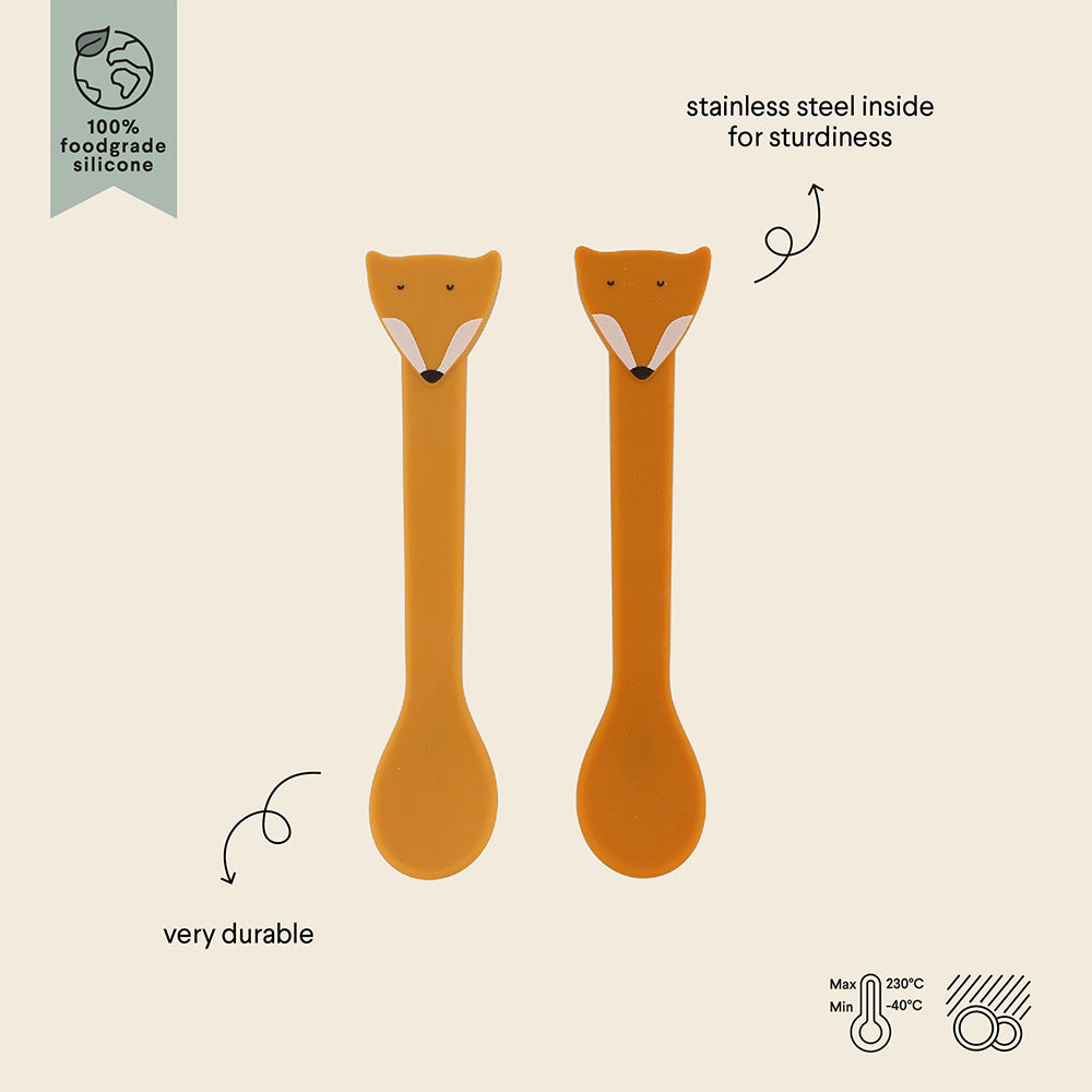 Trixie Silicone Spoon 2 Pcs - Mr. Fox