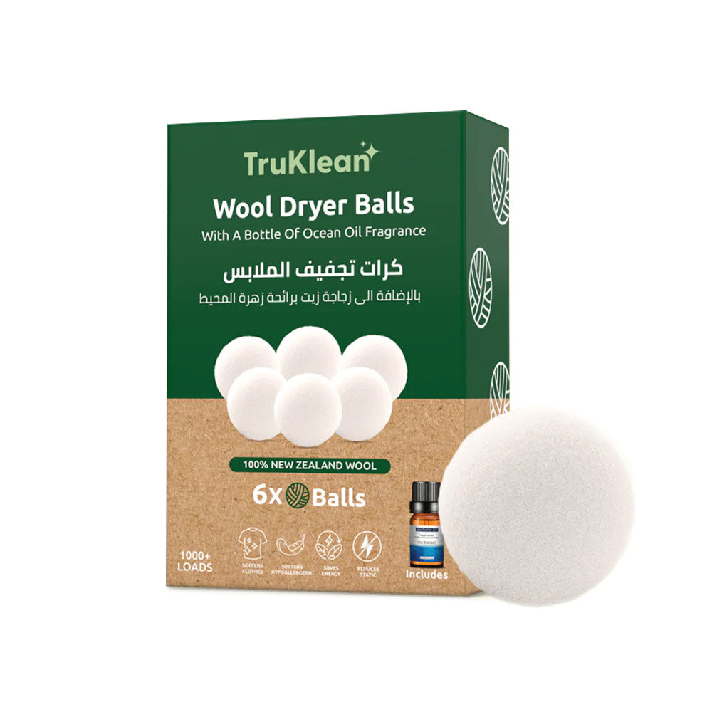 TruKlean Dryer Balls 100% New Zealand Wool