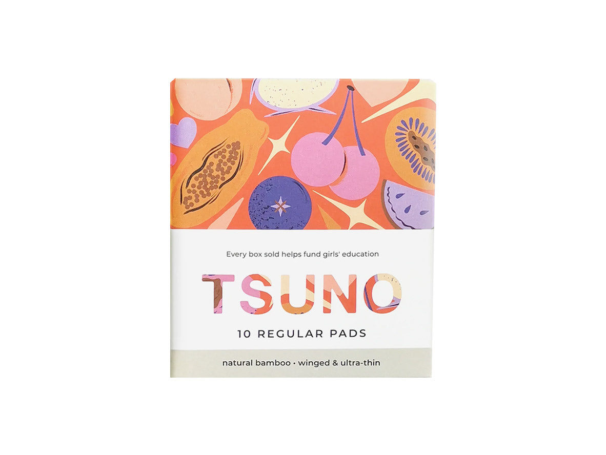 TsunoBambooRegularPadsUnscented10Pads