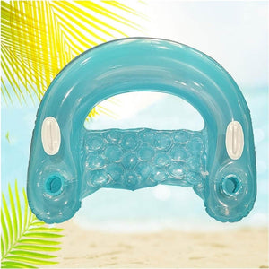 U-Shaped Sequins Water Chaise Lounge (14+Yrs) - Blue