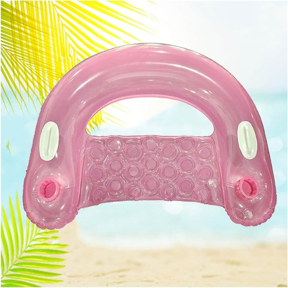 U-Shaped Sequins Water Chaise Lounge (14+Yrs) - Pink