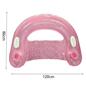 U-Shaped Sequins Water Chaise Lounge (14+Yrs) - Pink