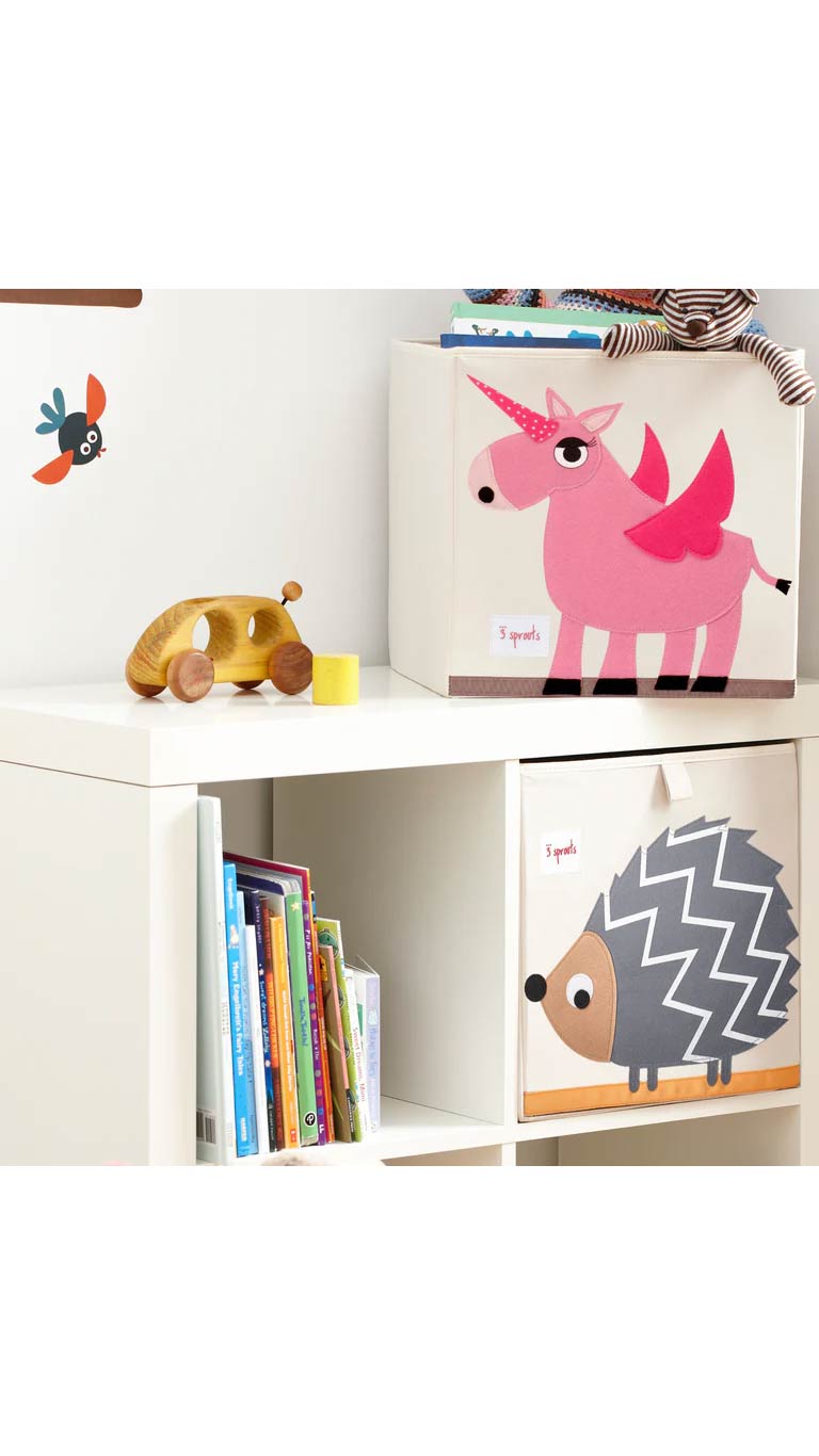 3 Sprouts Storage Box - Tiger