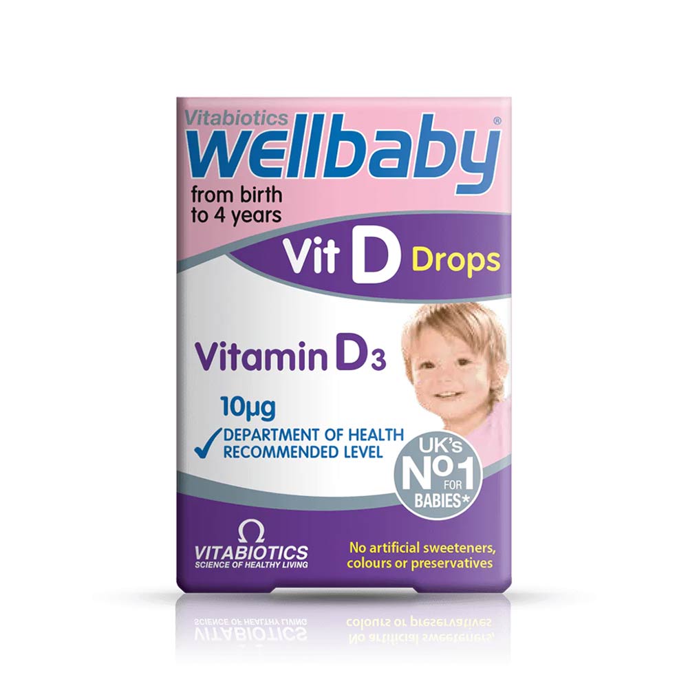 Vitabiotics Wellbaby Vitamin D3 Drops (0-4m) 30ml