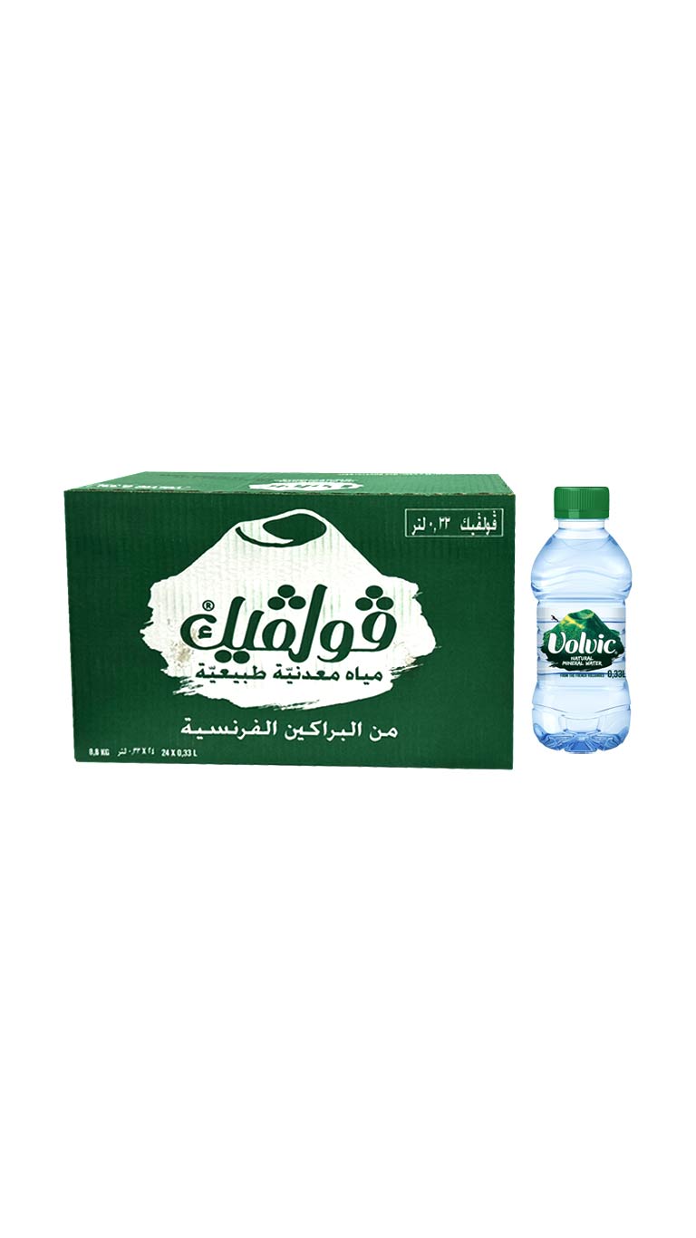 Volvic Natural Mineral Water 330ml (20+4 Free)