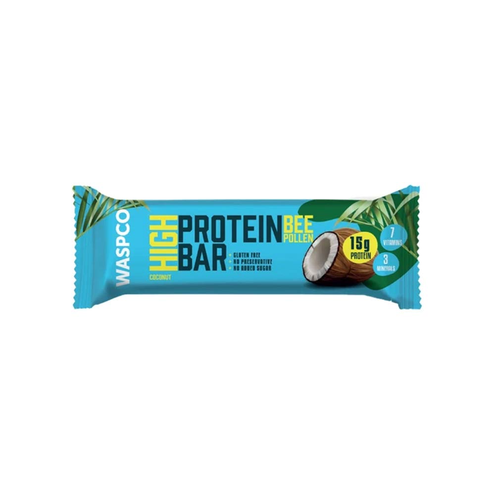 Waspco High Protein Bar Coconut 50g