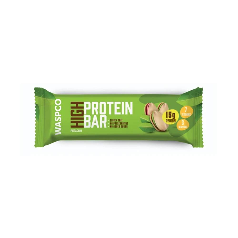 Waspco High Protein Bar Pistachio 50g