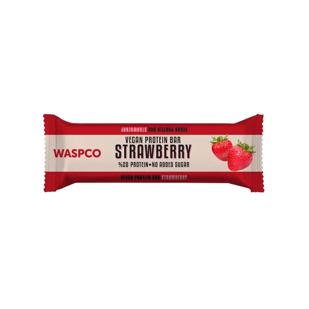 Waspco Vegan Protein Bar Strawberry 40g