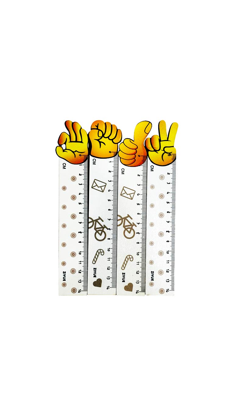 Wooden Gestures Ruler