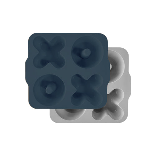 Minikoioi XOXO Muffin Mold Deep Blue / Powder Gray - 2 Pcs