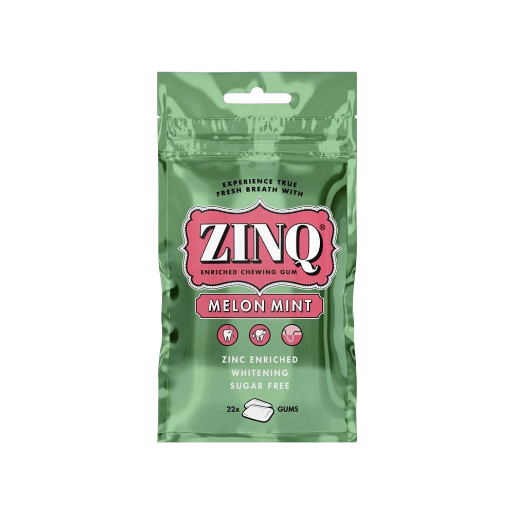 Zinq Melon Mint (Sugar Free) - 22 Chewing Gums