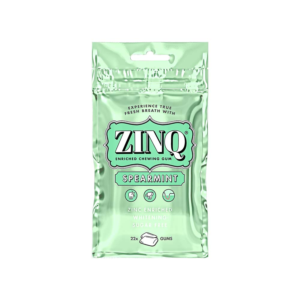 Zinq Spearmint (Sugar Free) - 22 Chewing Gums