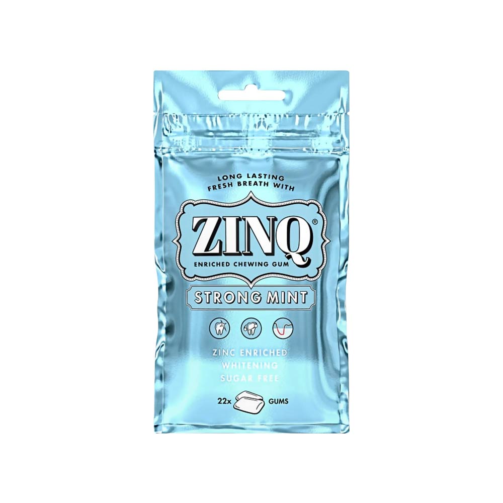 Zinq Strongmint (Sugar Free) - 22 Chewing Gums