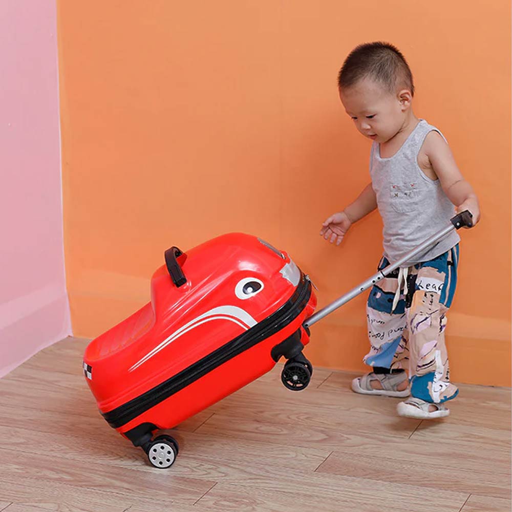 Zoomie Wheels by Karry-On Kids Travel Luggage - Red