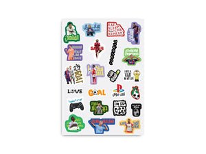 Football Stickers for Kids - 5 Pcs