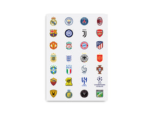 Football Stickers for Kids - 5 Pcs