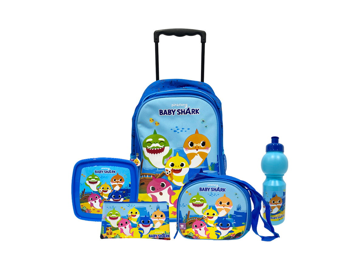 Baby Shark 5 in 1 Full School Set