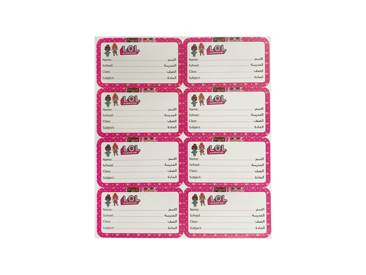 Lol Surprise Sticker Labels - 40 Stickers