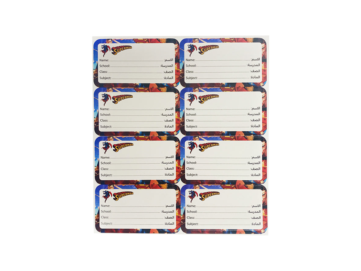 Ultimate Spiderman Sticker Labels - 40 Stickers
