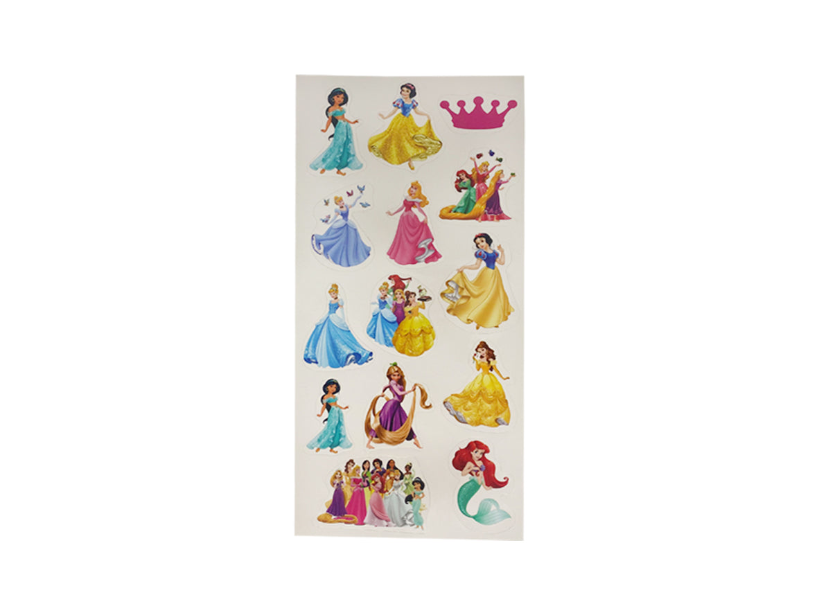 Disney Princess Stickers - 1 Sheet