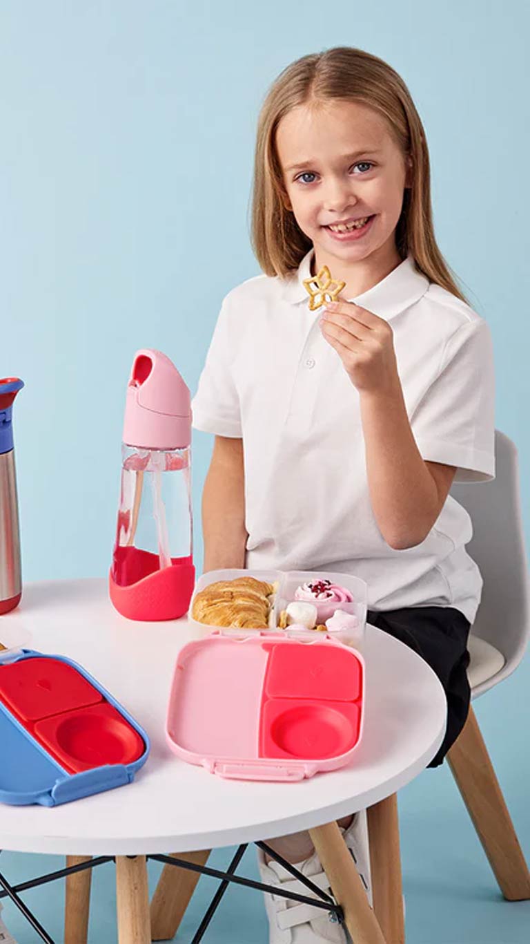 B.Box Mini Lunchbox - Flamingo Fizz
