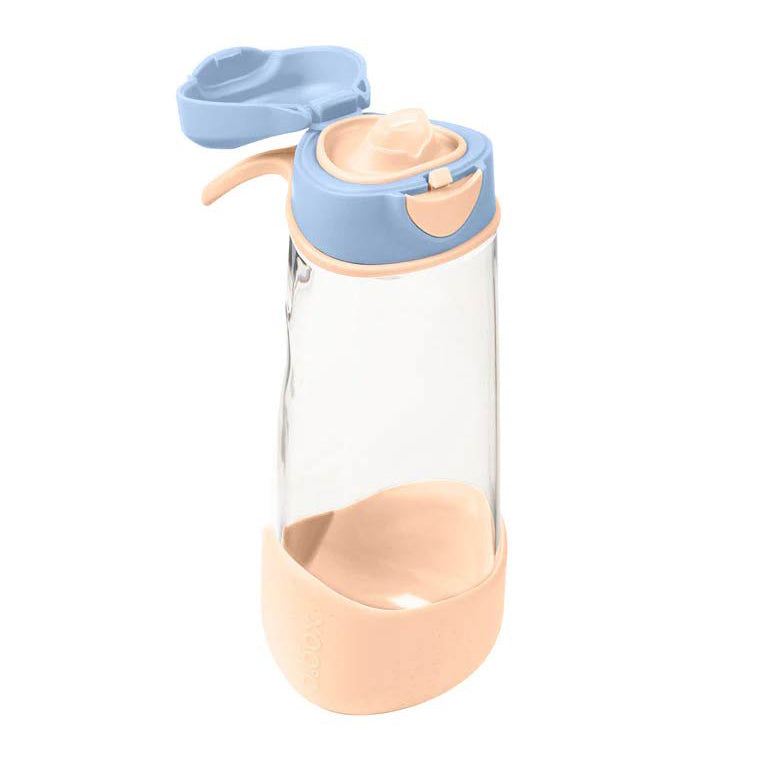 B.Box Hydration Sports Spout Bottle 600ml - Feeling Peachy