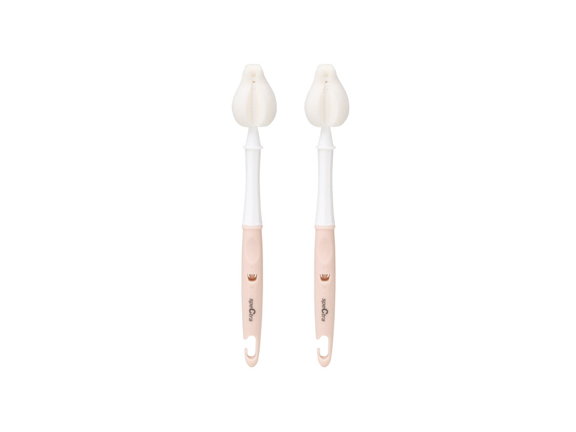 Spectra Sponge Teat Brush Set Long Type Blossom - 2 pcs