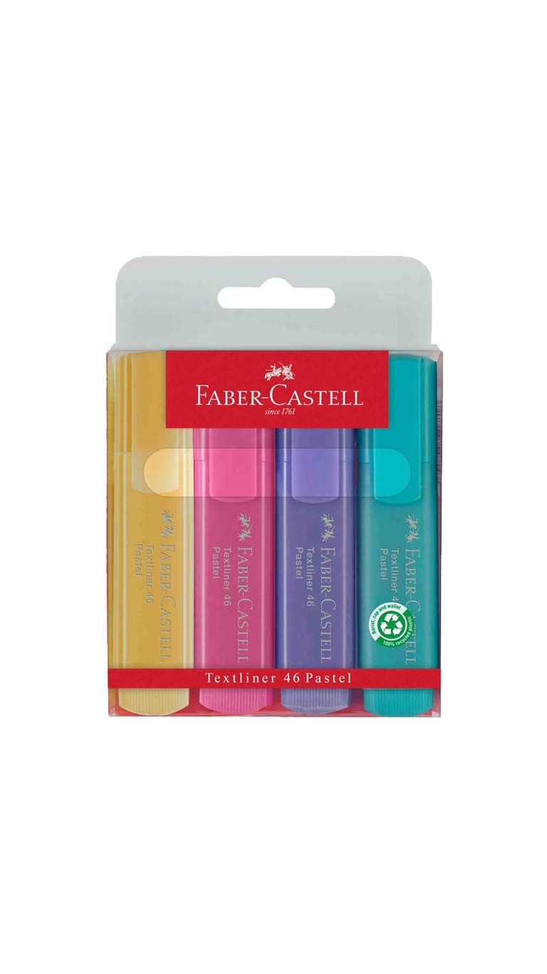 Faber-Castell Textliner - 4 Pcs