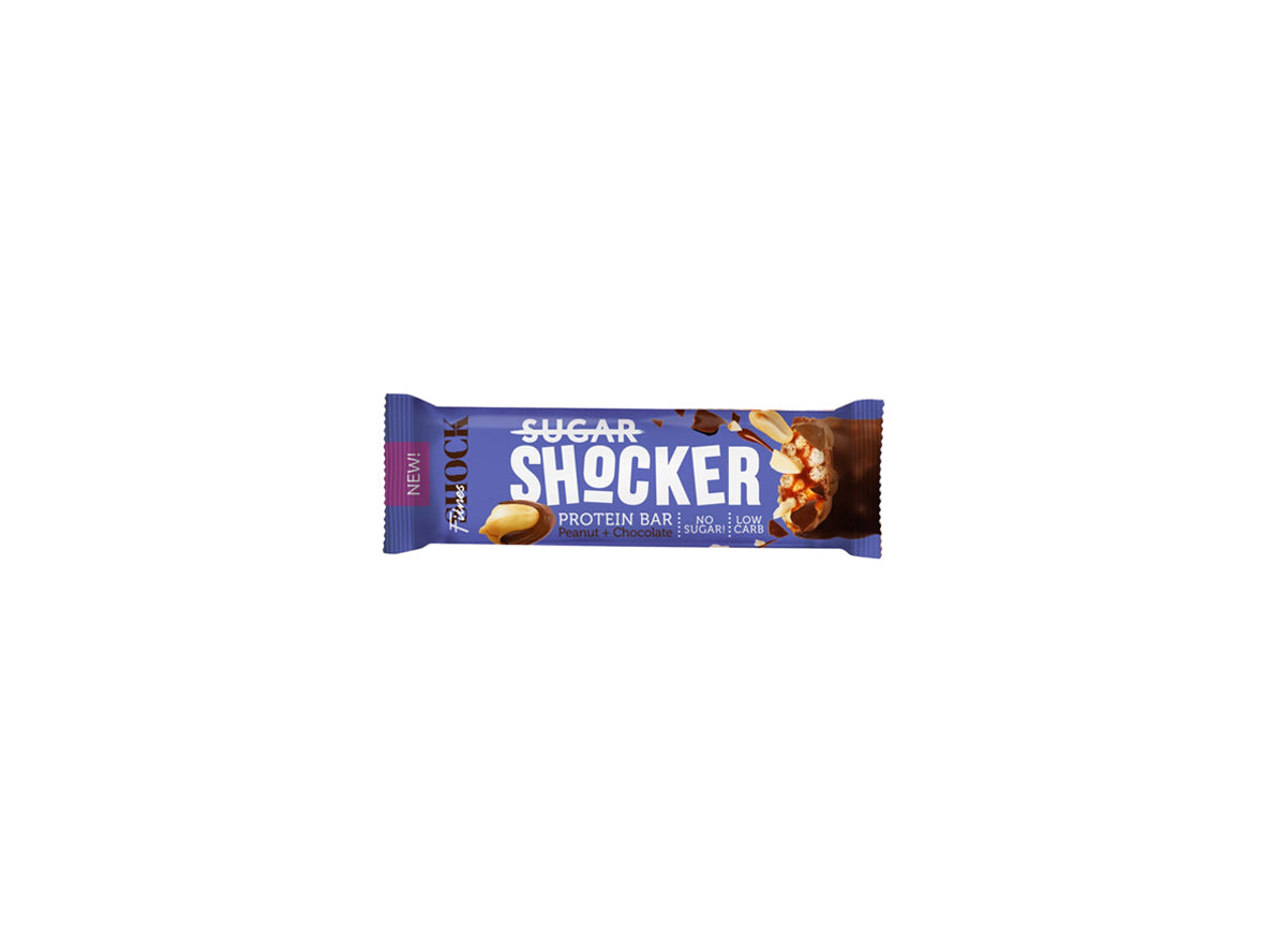 Fitness Shock Shocker Peanut  Chocolate Protein Bar - 35g