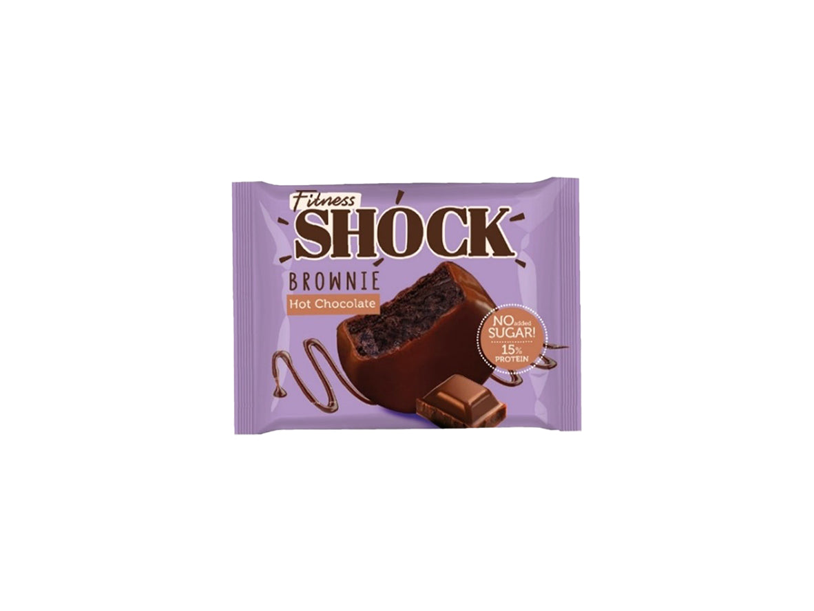 Fitness Shock Hot Chocolate Protein Brownie - 50g