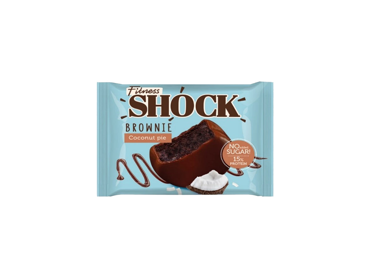 Fitness Shock Coconut Pie Protein Brownie - 50g