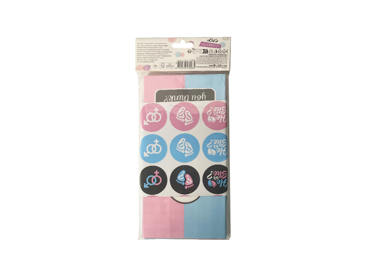 Baby Party Gift Bags - 12 pcs