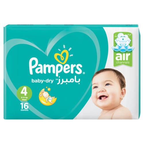 pampersbabydrysize4maxidiaper16