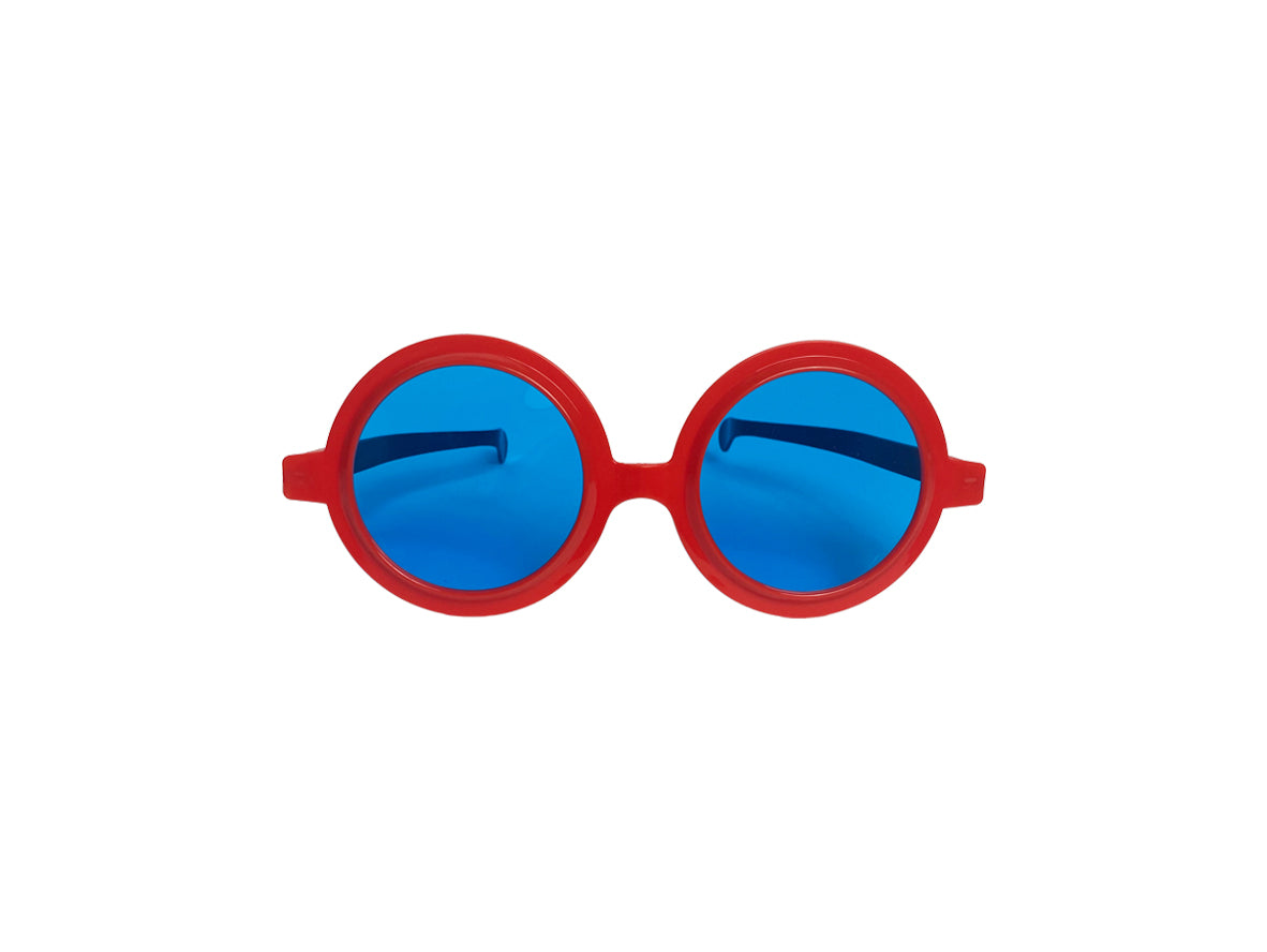 Party Giant Glasses Round - Red