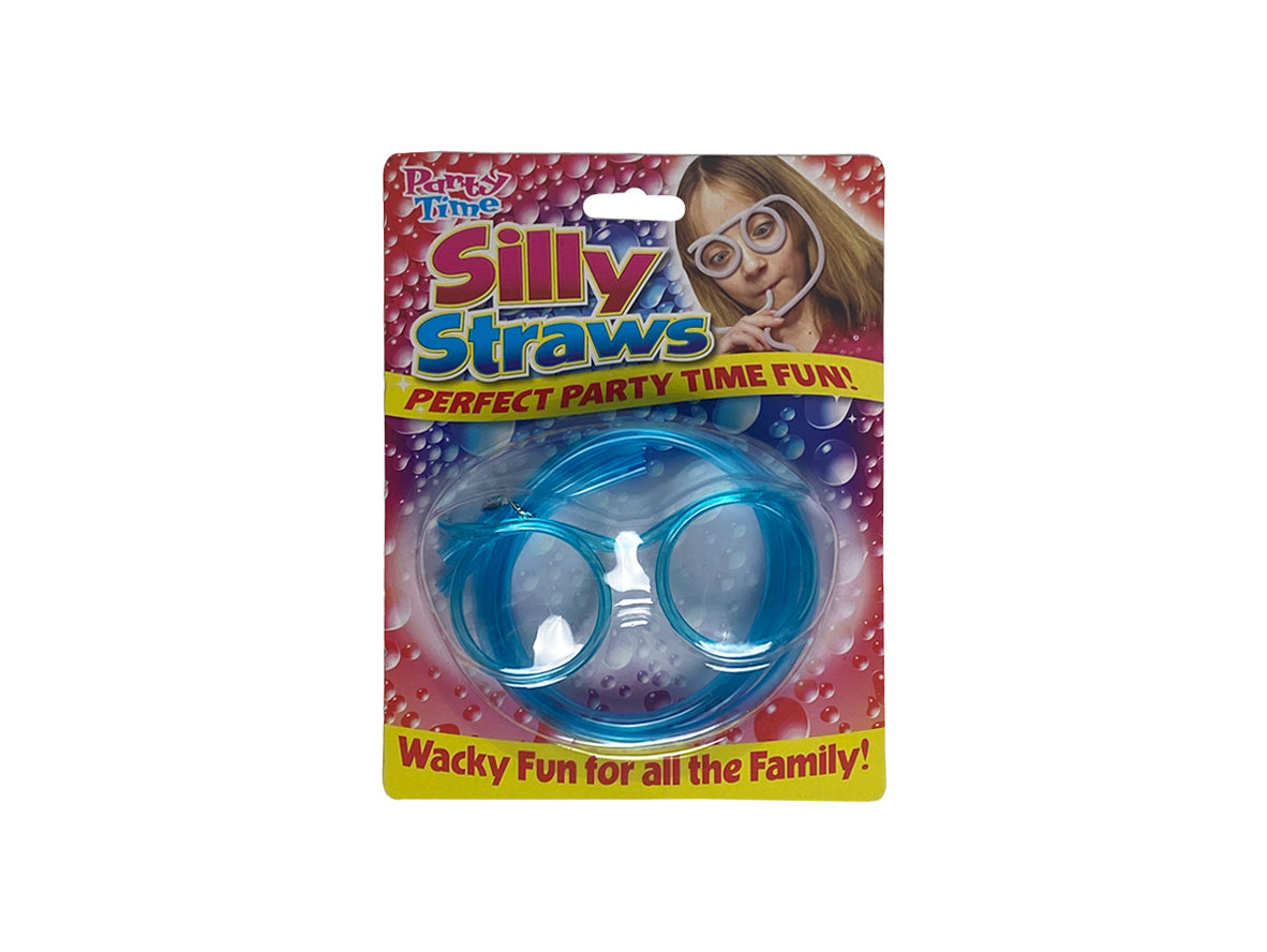 Party Silly Straws - Blue