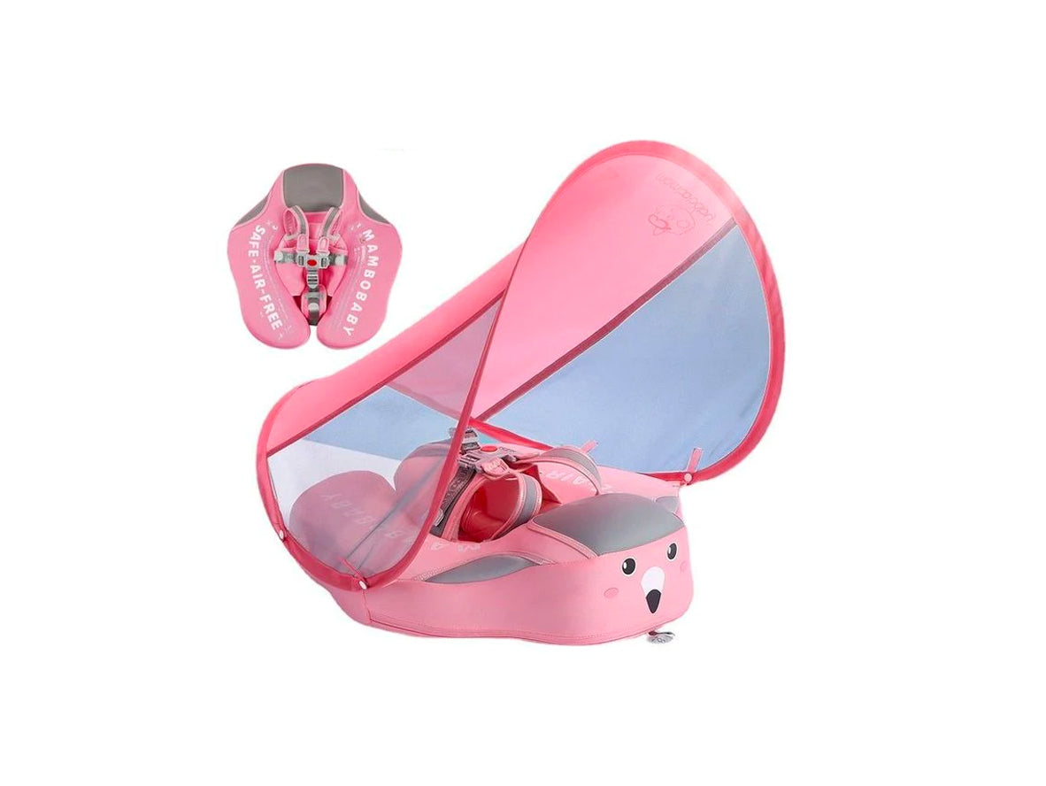 MambobabyChestFloatwithCanopywaterProofPink